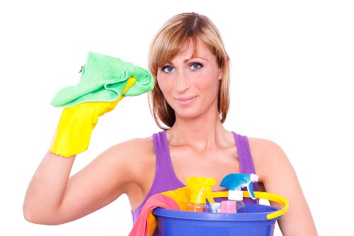 Professional oven cleaning with a sparkling clean interior