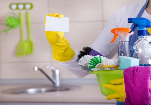 Move in cleaning preparation in a new home