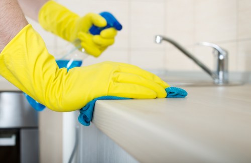Professional cleaning of lift and corridor communal areas