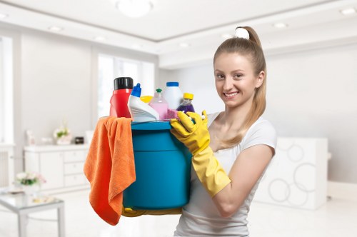 Kitchen surfaces cleaned during move in cleaning