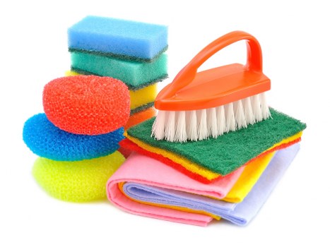 Professional commercial cleaning in a retail or office environment